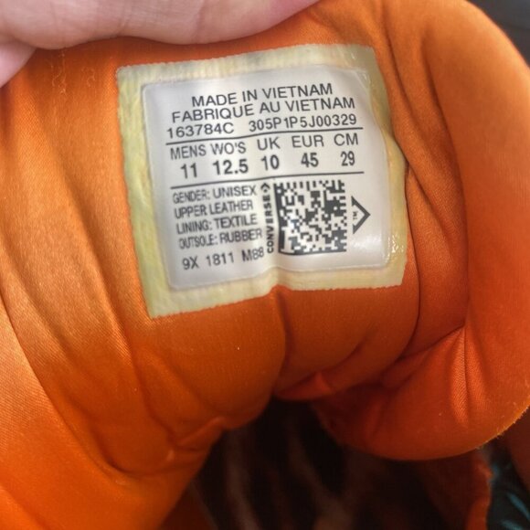 Converse Cons ERX 260 Just Don Animal Pack Black Hi top Teal Men's Size 11 (L6) - Picture 8 of 8